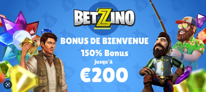 Betzino bonus de bienvenue